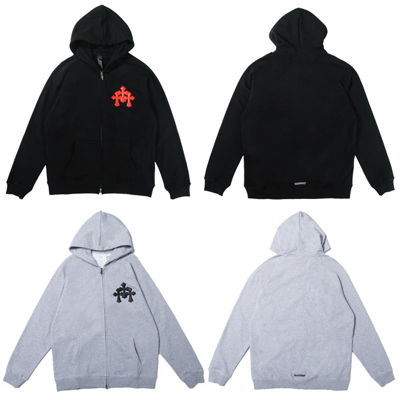 Chrome Hearts Zip Up Hoodie 8652