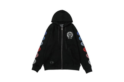 Chrome Hearts Zip Up Hoodie K5011