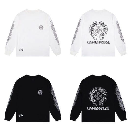 Chrome Hearts Men's Long-Sleeve T-shirt Sweatshirt K8008