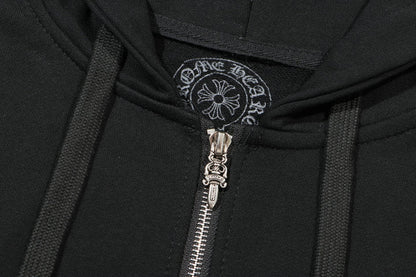 Chrome Hearts Zip Up Hoodie K5011