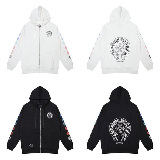 Chrome Hearts Zip Up Hoodie K5011