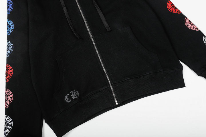 Chrome Hearts Zip Up Hoodie K5011