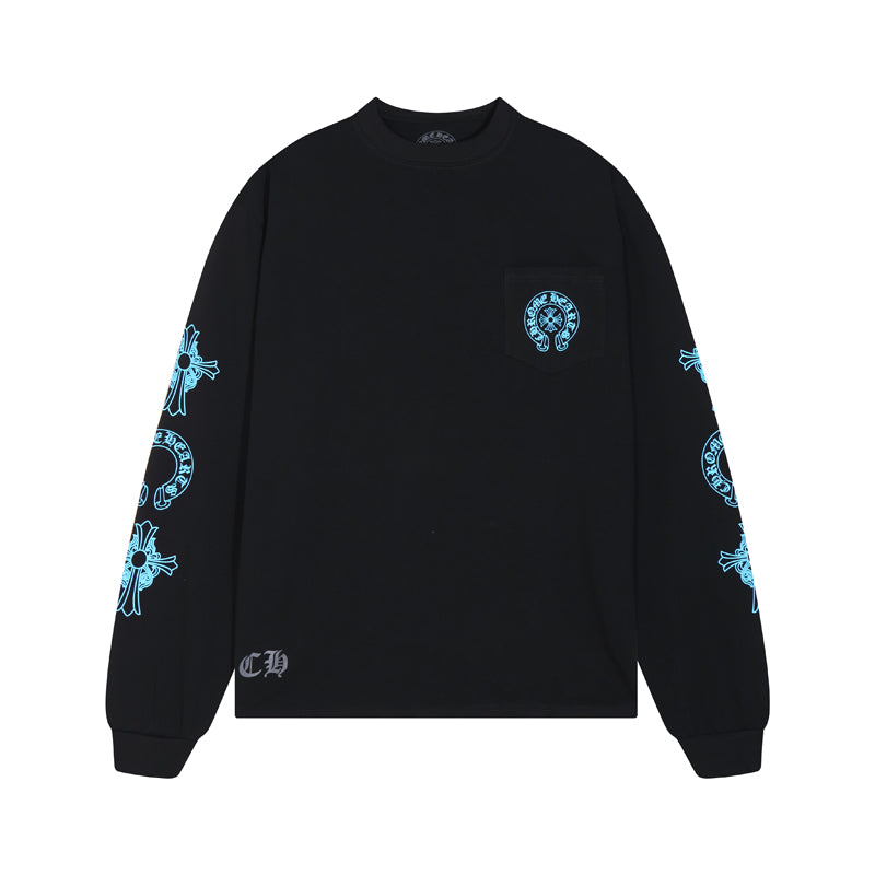 Chrome Hearts Men's Long-Sleeve T-shirt Sweatshirt K8018