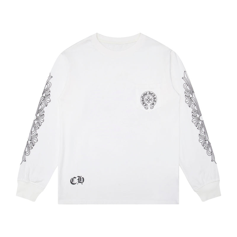 Chrome Hearts Men's Long-Sleeve T-shirt Sweatshirt K8008