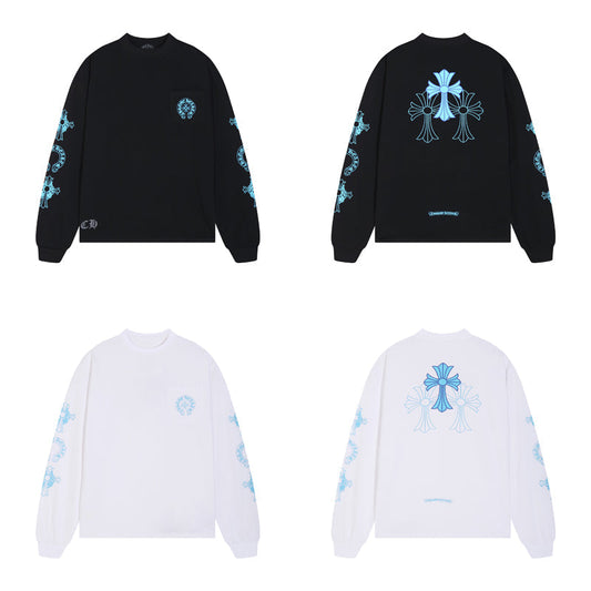 Chrome Hearts Men's Long-Sleeve T-shirt Sweatshirt K8018